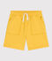 Short en coton enfant garçon jaune NECTAR