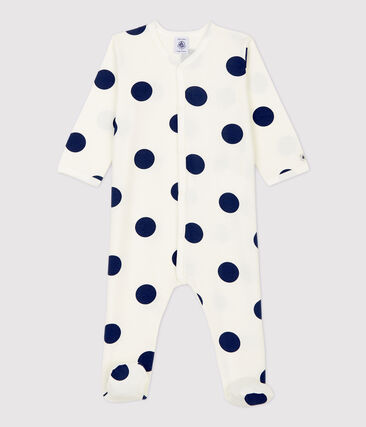 PETIT BATEAU - Dors-bien bébé à pois en coton biologique
