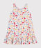Robe sans manche en coton enfant fille blanc MARSHMALLOW/blanc MULTICO