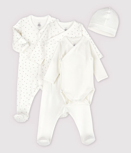 Kit des premiers jours bébé en tubique en coton biologique variante 1