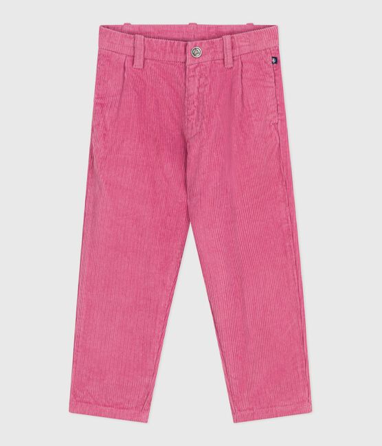Pantalon enfant en velours uni BOUDOIR