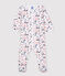 Dors-bien bébé Paris molleton en coton biologique blanc MARSHMALLOW/blanc MULTICO