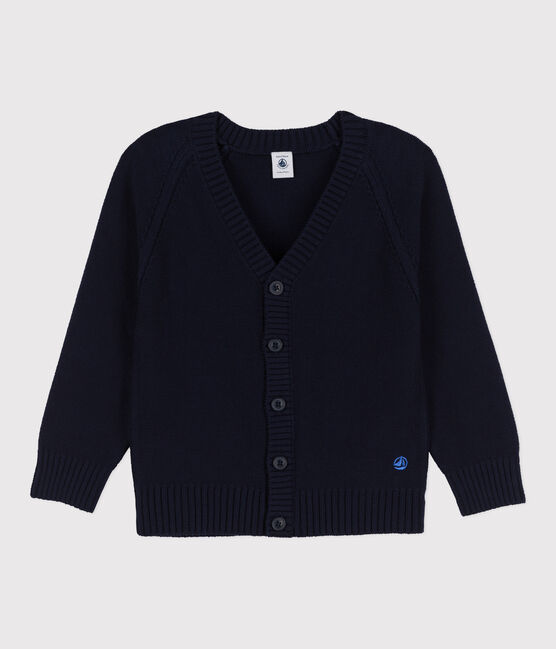 Cardigan en tricot enfant garçon bleu SMOKING
