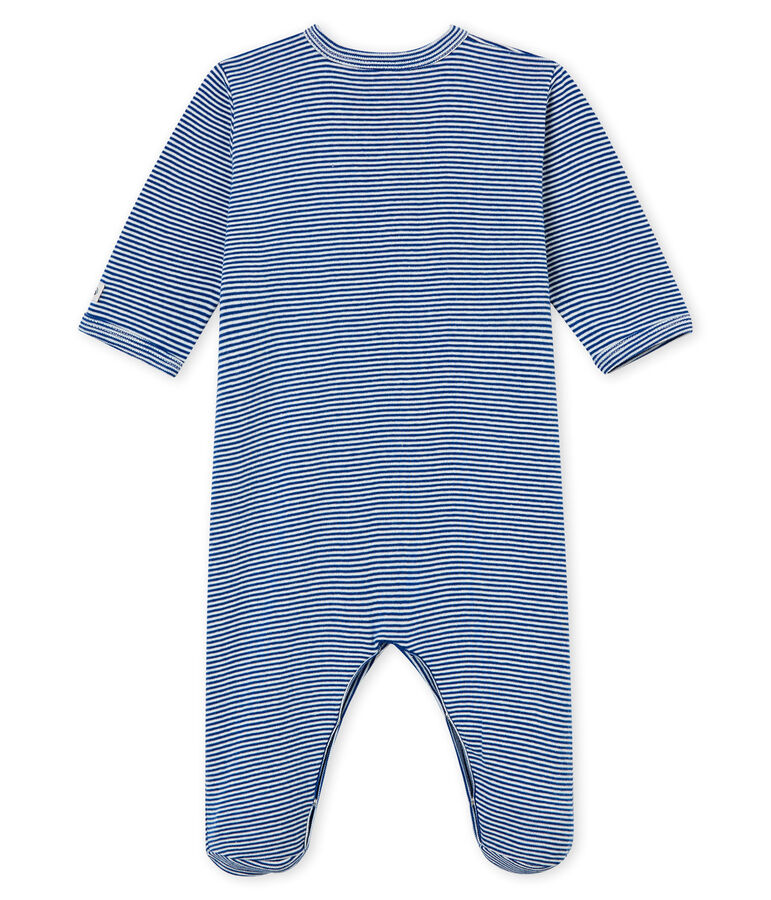 Dors bien b&eacute;b&eacute; gar&ccedil;on bleu/blanc