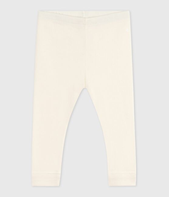 Legging bébé en coton uni écru MILK