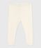 Legging bébé en coton uni écru MILK