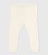 Legging bébé en coton uni