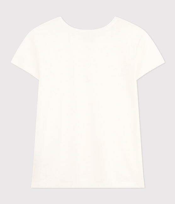Tee-shirt Le Droit col rond en lin femme blanc ECUME