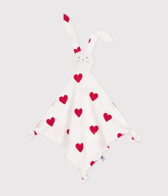 Doudou coeur en coton