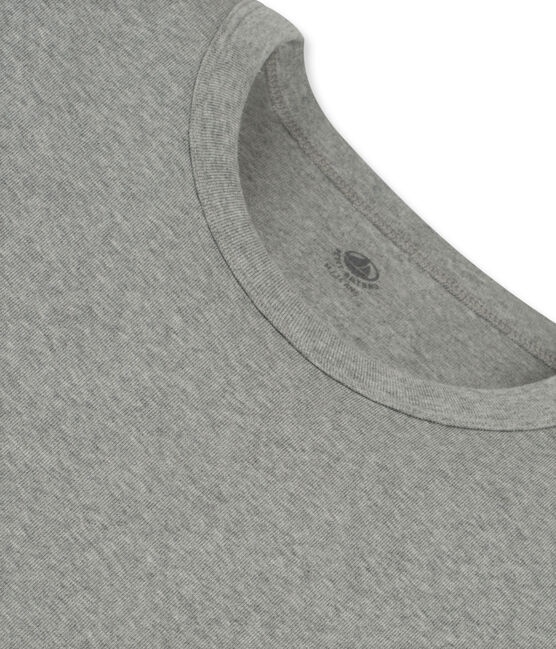 Tee-shirt manches courtes col rond homme gris SUBWAY CHINE