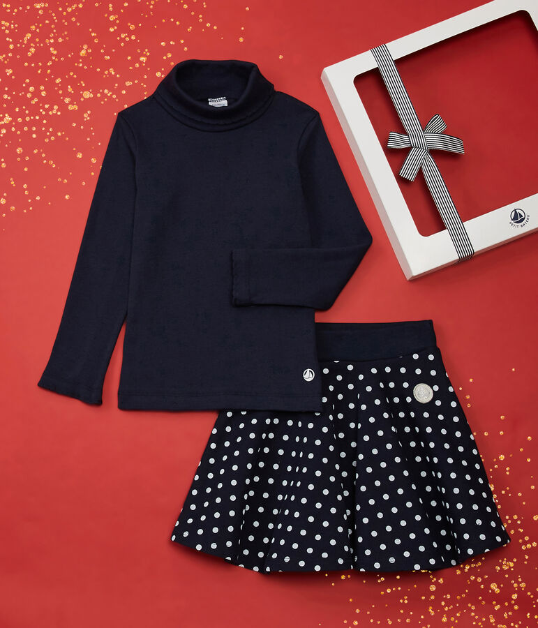Coffret cadeau jupe et sous pull enfant fille multicouleur