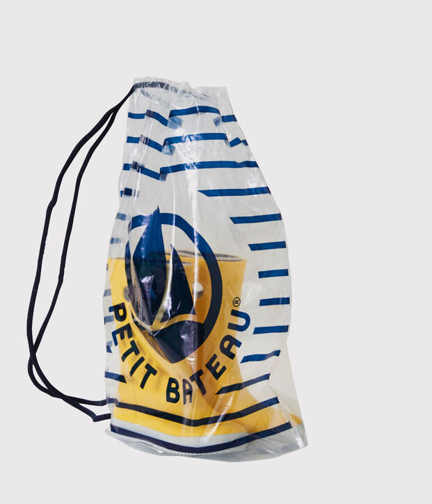 Bottes de pluie enfant gar&ccedil;on-fille jaune