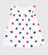 Robe bébé en coton à manches courtes et body intégré tricoeur