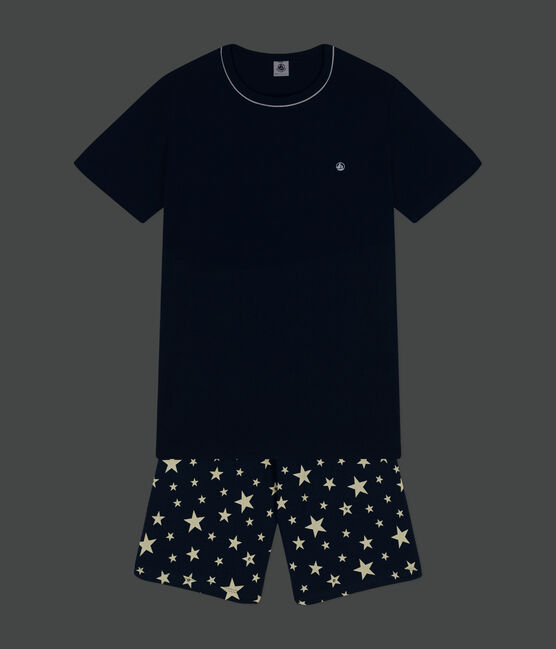 Pyjama short en coton junior INCOGNITO/ MARSHMALLOW