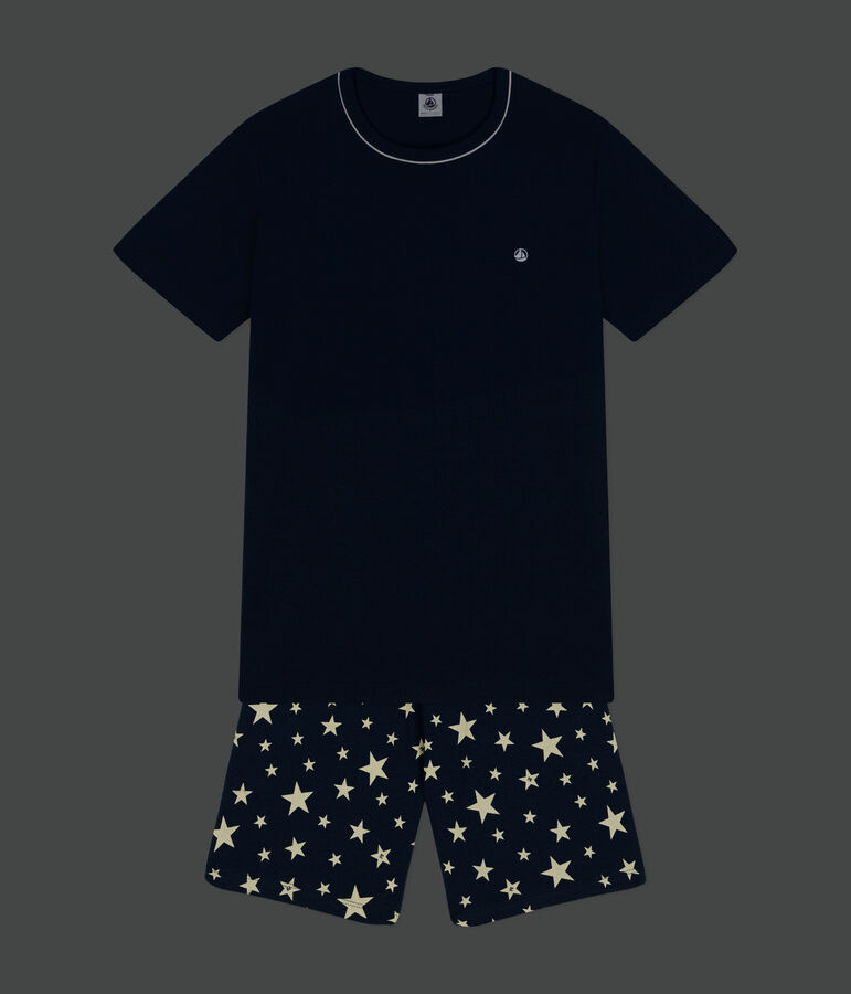Pyjama short en coton junior INCOGNITO/ MARSHMALLOW