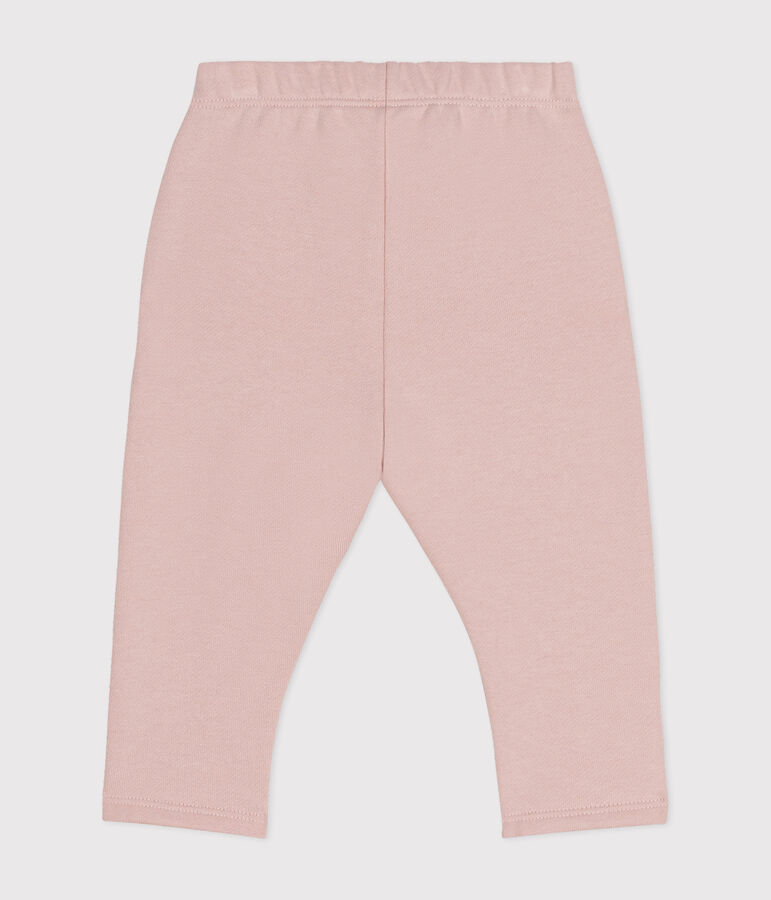 Pantalon en molleton b&eacute;b&eacute; rose SALINE