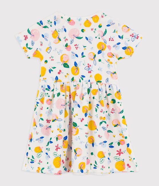 Robe en coton bébé blanc MARSHMALLOW/blanc MULTICO