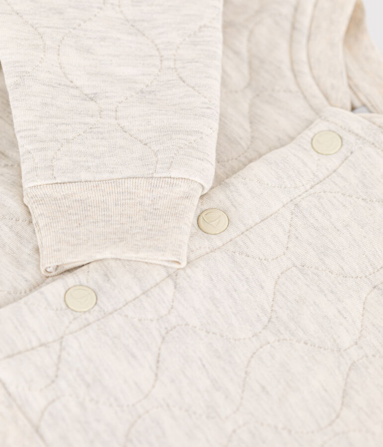 Teddy en tubique matelass&eacute; b&eacute;b&eacute; beige