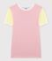 Tee shirt iconique en coton rayé Femme rose GRETEL/blanc MARSHMALLOW