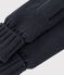 Moufles en tricot doublé en polaire enfant garçon-fille bleu SMOKING