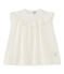 Robe de cérémonie bébé fille blanc LAIT
