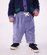 Pantalon b&eacute;b&eacute; en velours uni