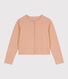 Cardigan à pressions en coton épais Femme