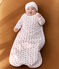 Gigoteuse bébé en velours imprimé coeurs TOG 3 blanc MARSHMALLOW/rouge TERKUIT