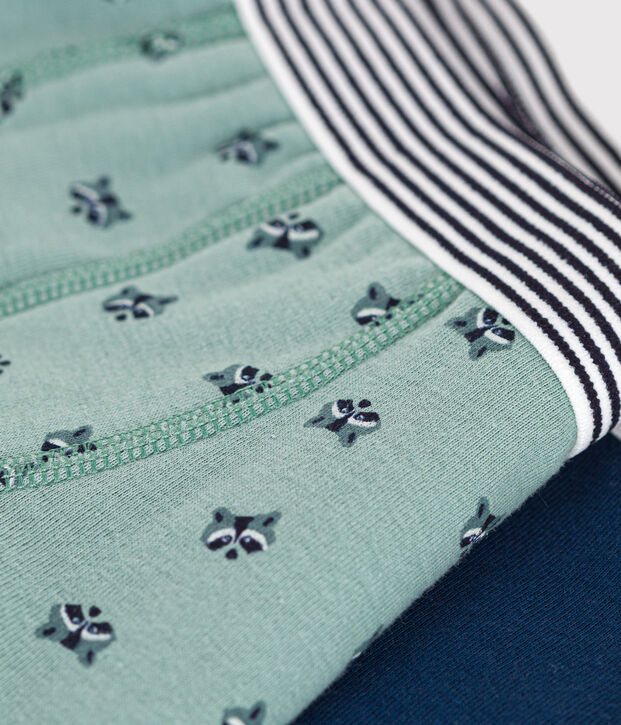 Lot de 2 boxers en coton enfant multicouleur