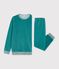 Pyjama enfant en velours uni NEW OLIVIER