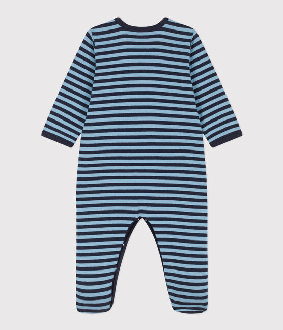 Pyjama bébé rayures en tubique SMOKING/ AZUL