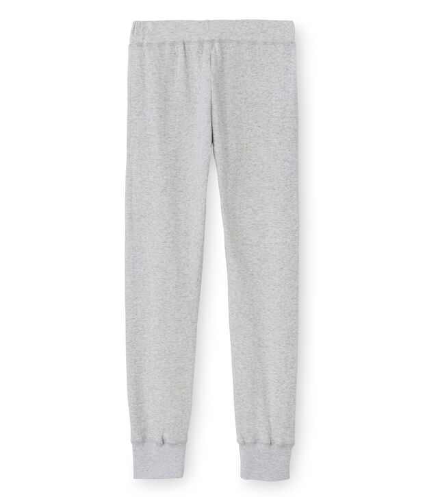 Pantalon femme en tubique extrafin gris