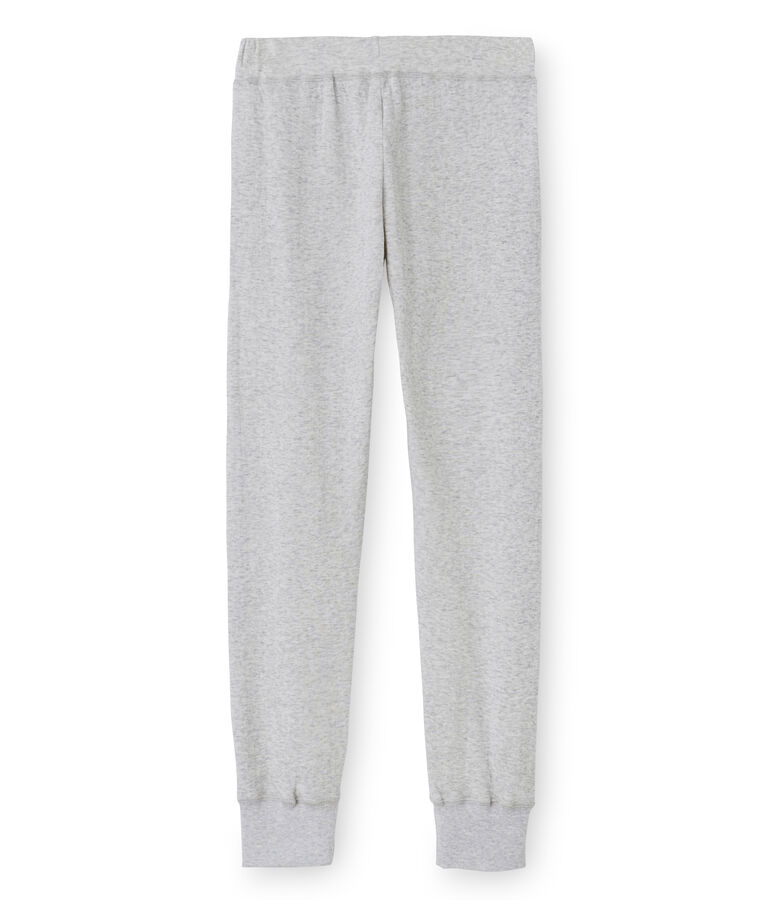 Pantalon femme en tubique extrafin gris