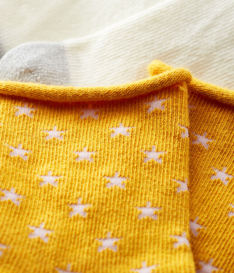 Lot de 2 paires de chausettes b&eacute;b&eacute; multicouleur