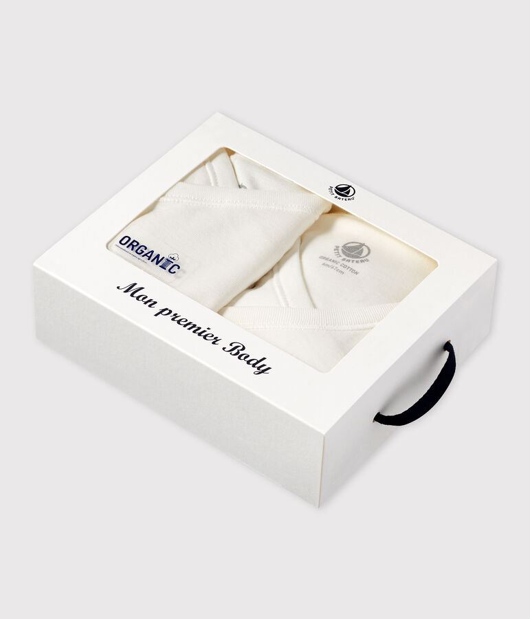 Lot body kimono et brassi&egrave;re b&eacute;b&eacute; en c&ocirc;te variante 1