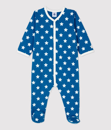 PETIT BATEAU - Dors-bien bébé imprimé étoilé molleton en coton biologique