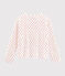 Cardigan enfant fille blanc MARSHMALLOW/blanc MULTICO