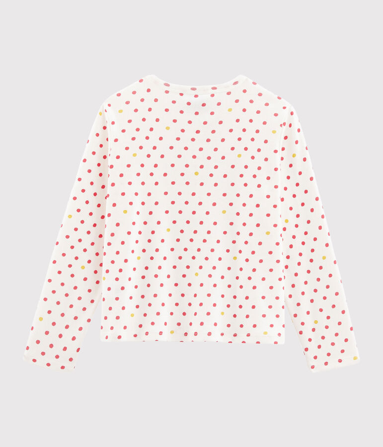 Cardigan enfant fille blanc/multicouleur