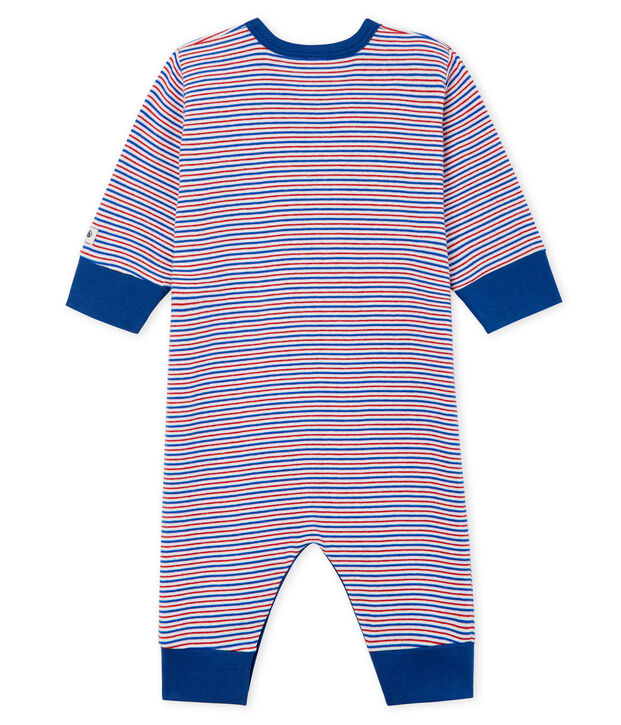 Dors bien sans pieds b&eacute;b&eacute; gar&ccedil;on en c&ocirc;te blanc/multicouleur