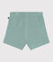 Short bébé en coton éponge vert PAUL