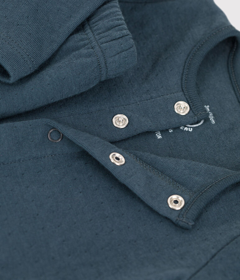 Ensemble 2 pi&egrave;ces uni en tubique bio b&eacute;b&eacute; DUCKY