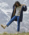 Parka doublée sherpa Femme bleu SMOKING