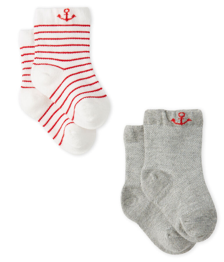 Lot de 2 paires de chaussettes l&eacute;g&egrave;res b&eacute;b&eacute; gar&ccedil;on multicouleur