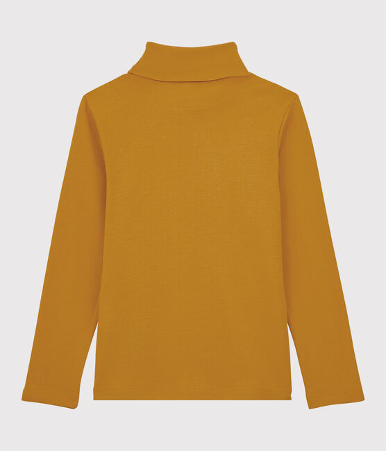 Sous-pull en coton enfant fille / garçon jaune BOUDOR