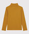 Sous-pull en coton enfant fille / garçon jaune BOUDOR