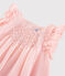 Robe cérémonie en crêpe enfant fille rose MINOIS