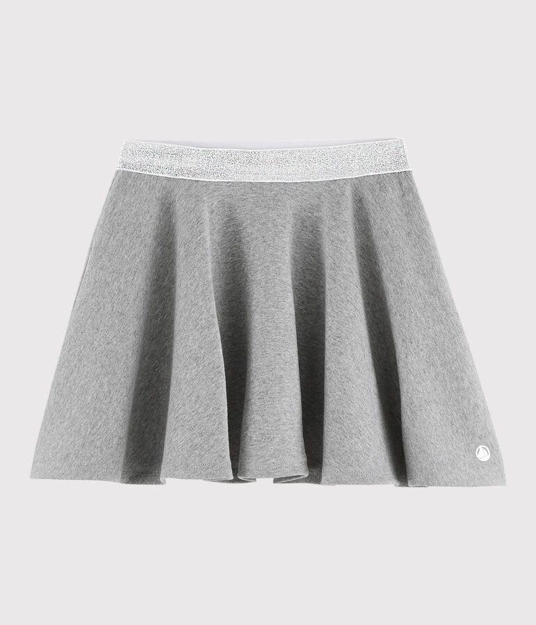 Jupe en maille enfant fille gris SUBWAY CHINE