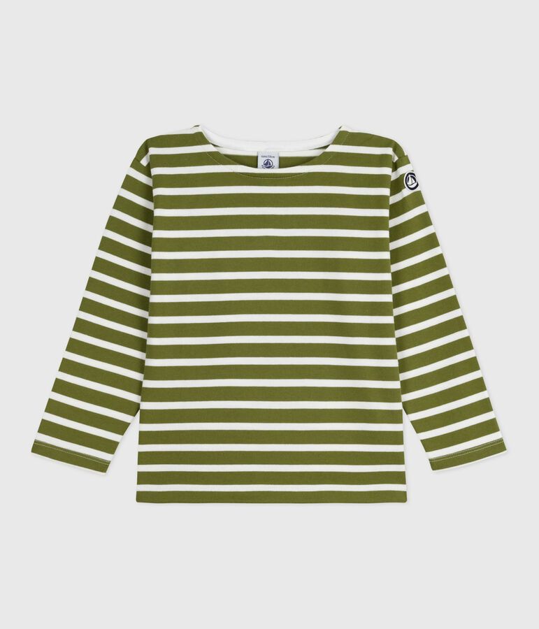 Marini&egrave;re enfant en coton vert CEDAR/ MILK