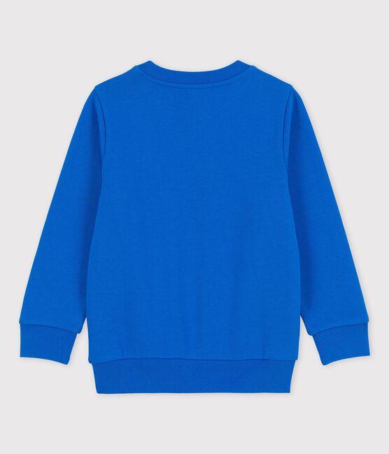 Sweatshirt en molleton enfant garçon bleu DELFT