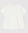 Blouse en coton bébé blanc MARSHMALLOW